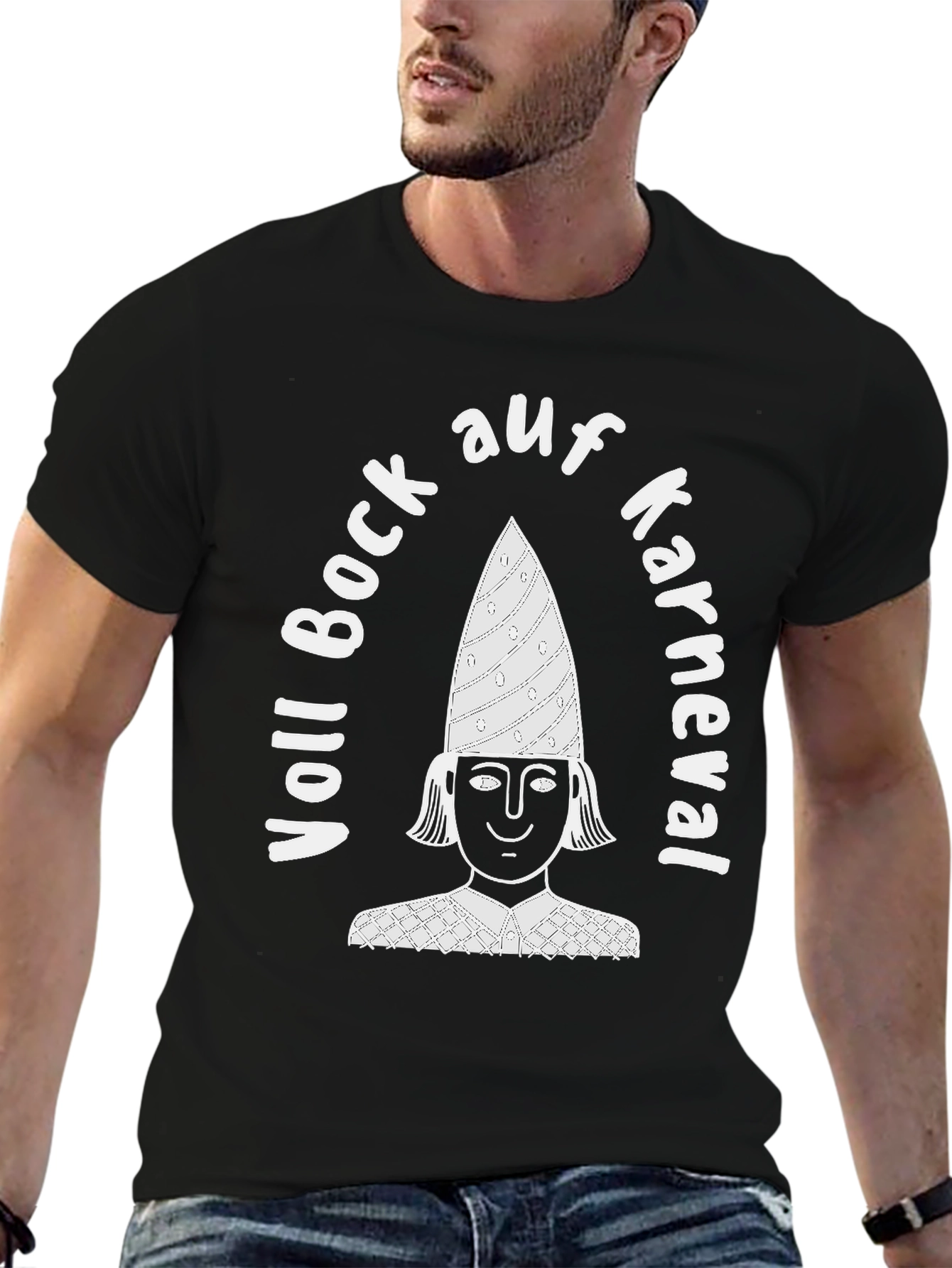 Voll Bock auf Karneval Black T-Shirt