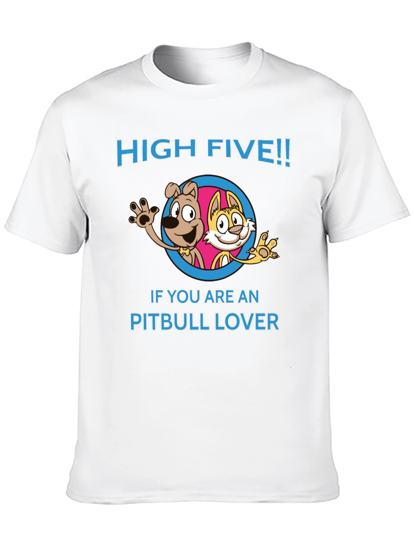 High Five Pitbull Lover T-Shirt