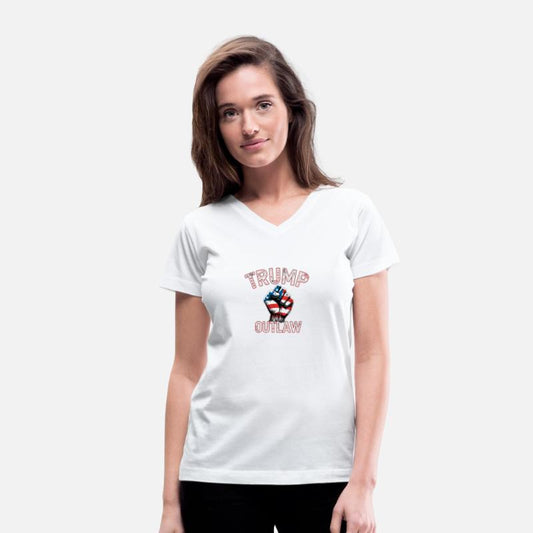 Iconic fist design with "TRUMP OUTLAW" text