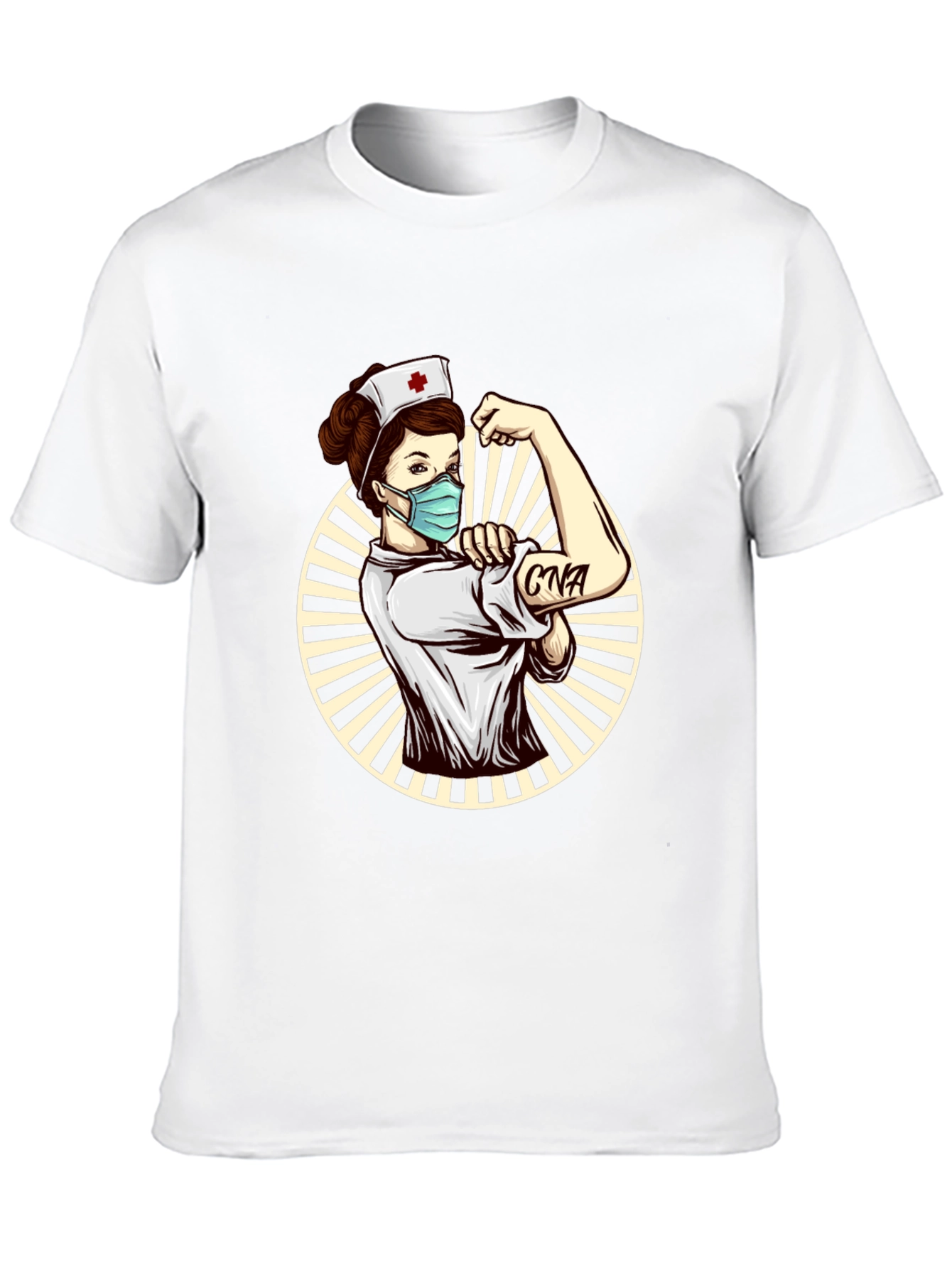 Nurse CNA Graphic T-Shirt - Strong Women Design