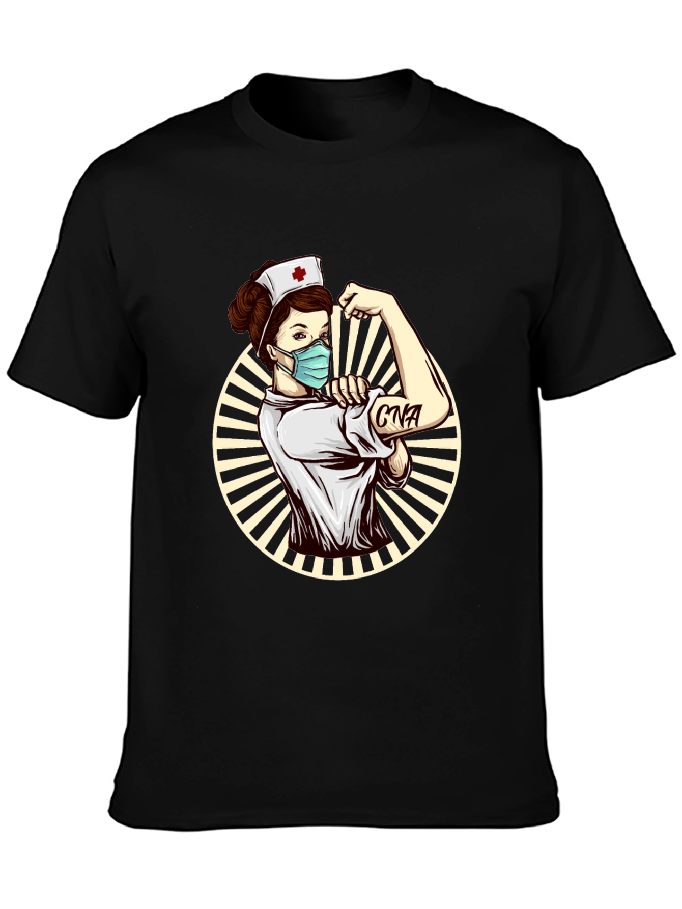 Nurse CNA Graphic T-Shirt - Strong Women Design