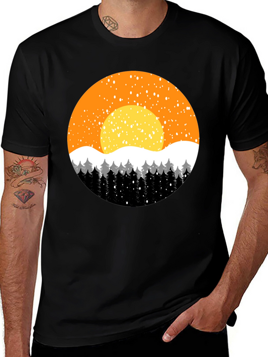 Winter Sunset Graphic Tee