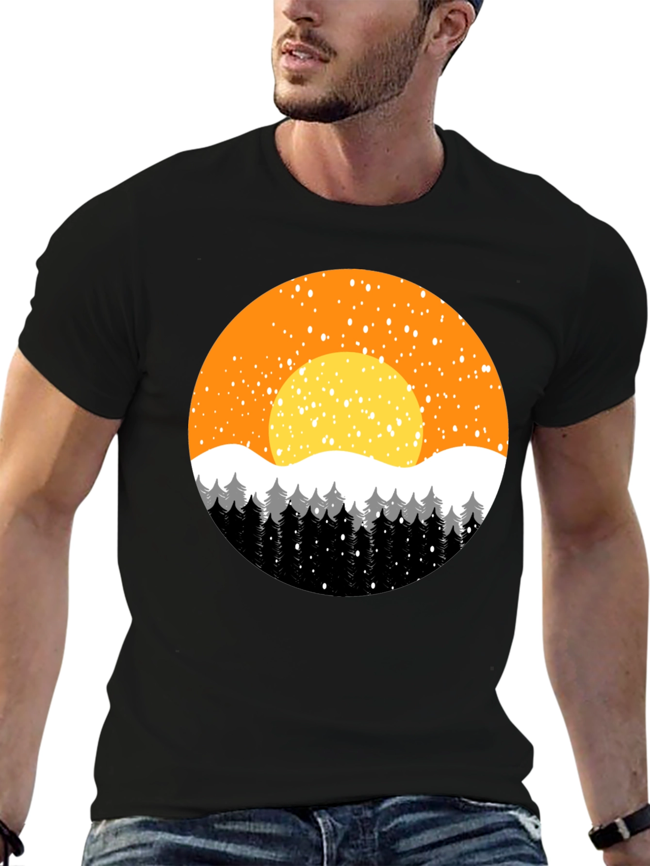 Winter Sunset Graphic Tee