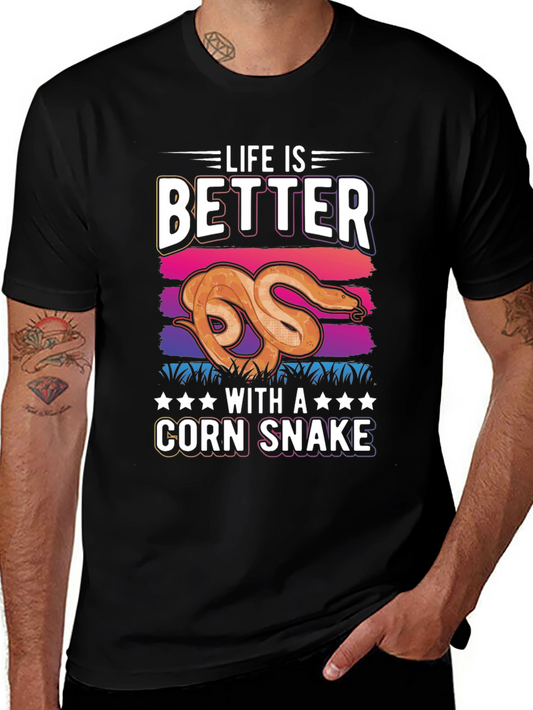 Life is Better With a Corn Snake Graphic Tee
