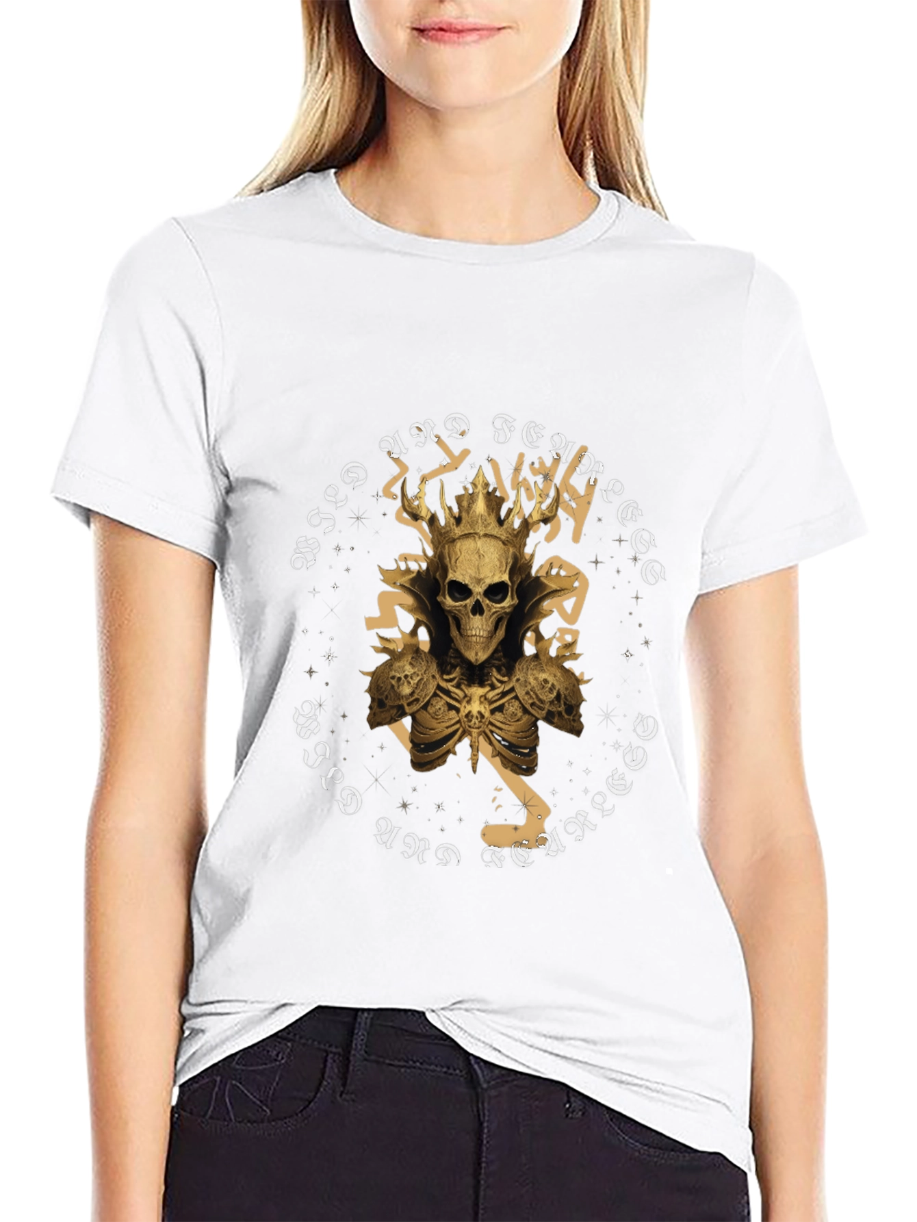 Wild & Free Skull Tee - Gothic Graphic T-Shirt