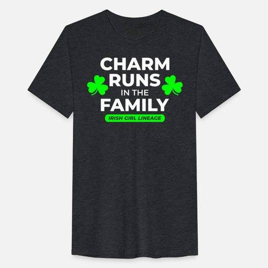 Irish Girl Lineage: Family Charm St Patricks day