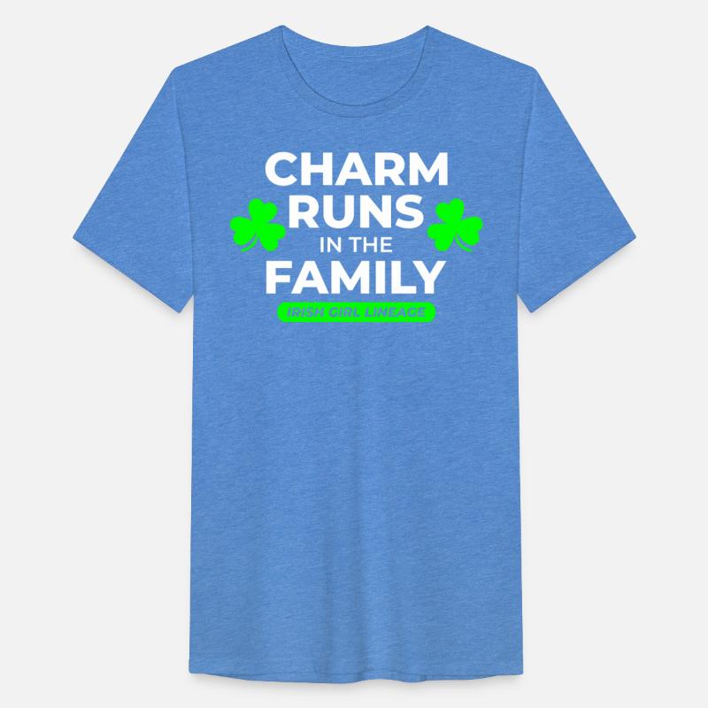 Irish Girl Lineage: Family Charm St Patricks day