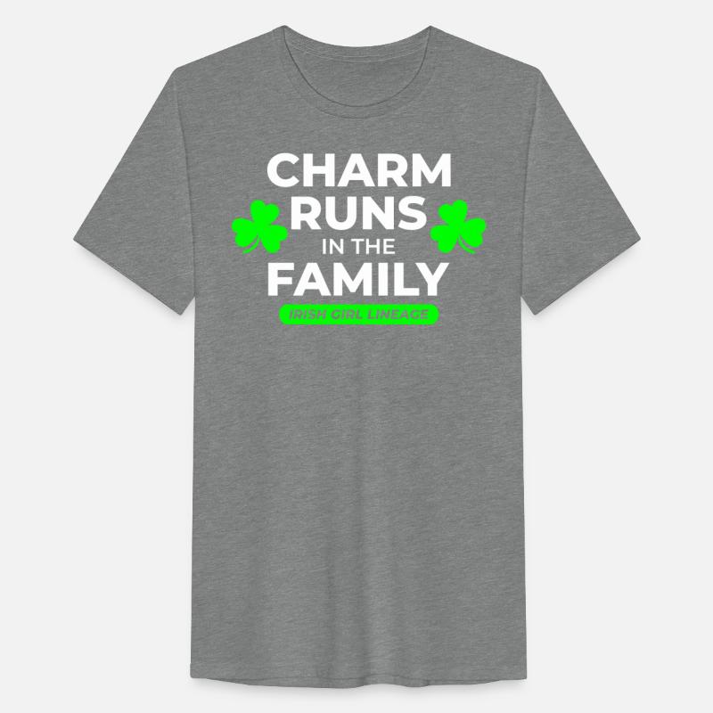 Irish Girl Lineage: Family Charm St Patricks day