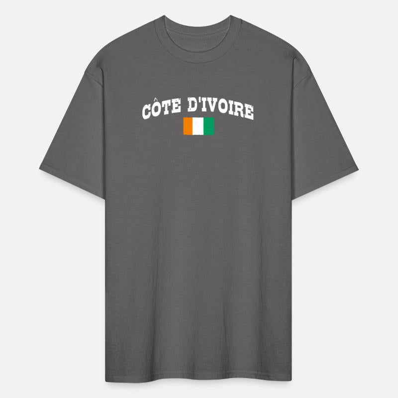 Ivory Coast West Africa Elefant Ivorian Flag Map