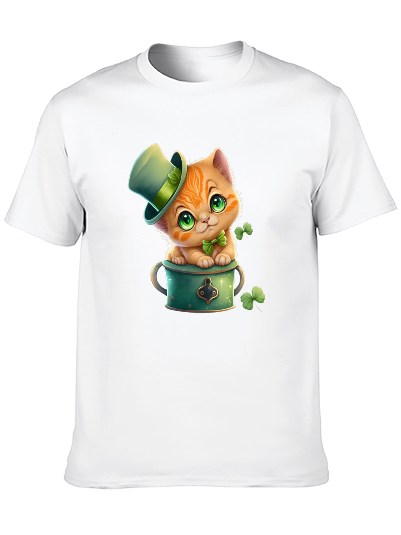 Lucky Cat St. Patricks Day T-Shirt