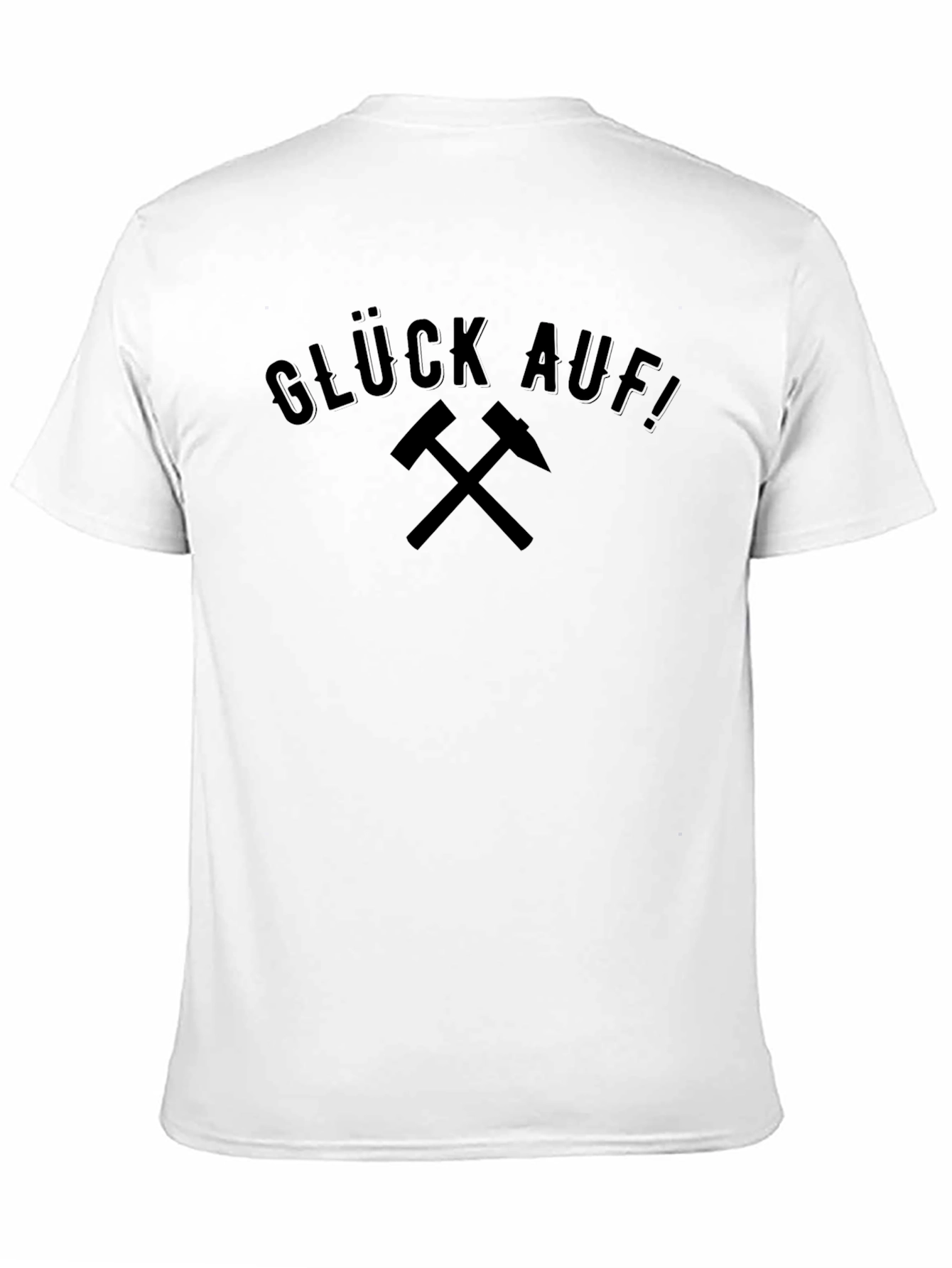 Glück Auf! Miners Greeting Black Graphic T-Shirt