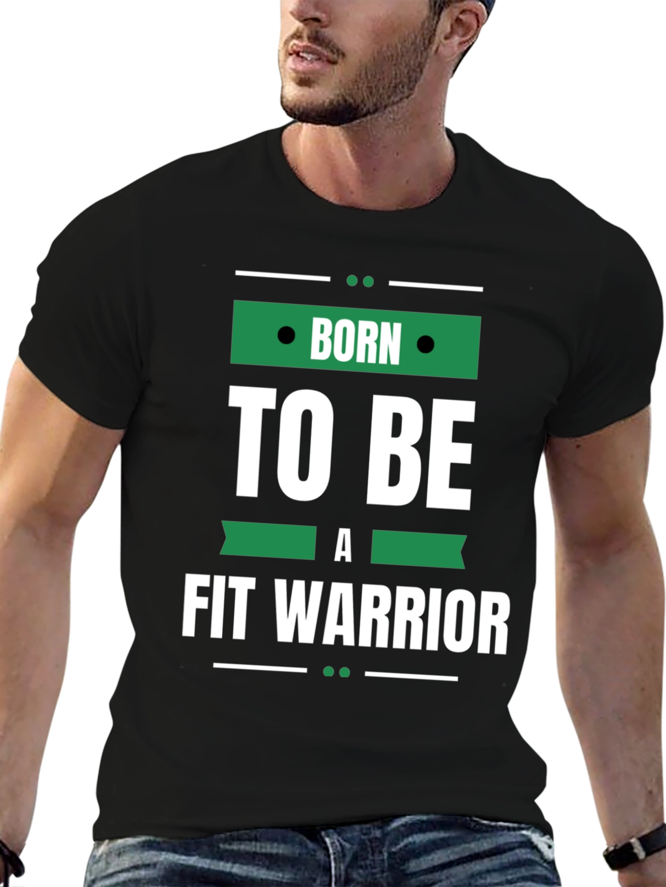 Born to Be Fit Warrior Graphic T-Shirt