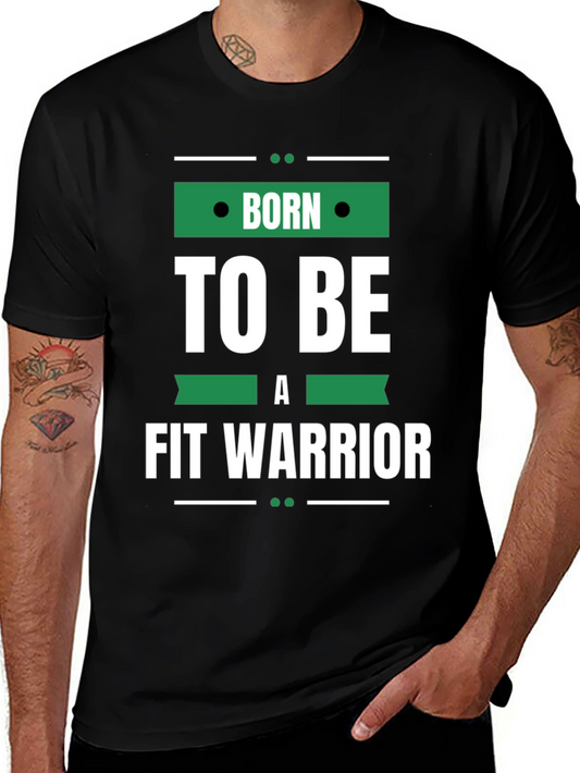 Born to Be Fit Warrior Graphic T-Shirt