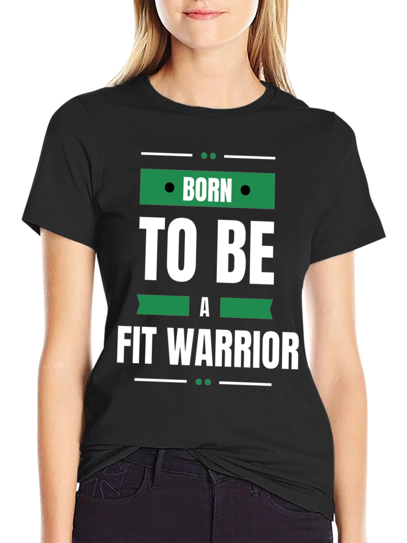 Born to Be Fit Warrior Graphic T-Shirt