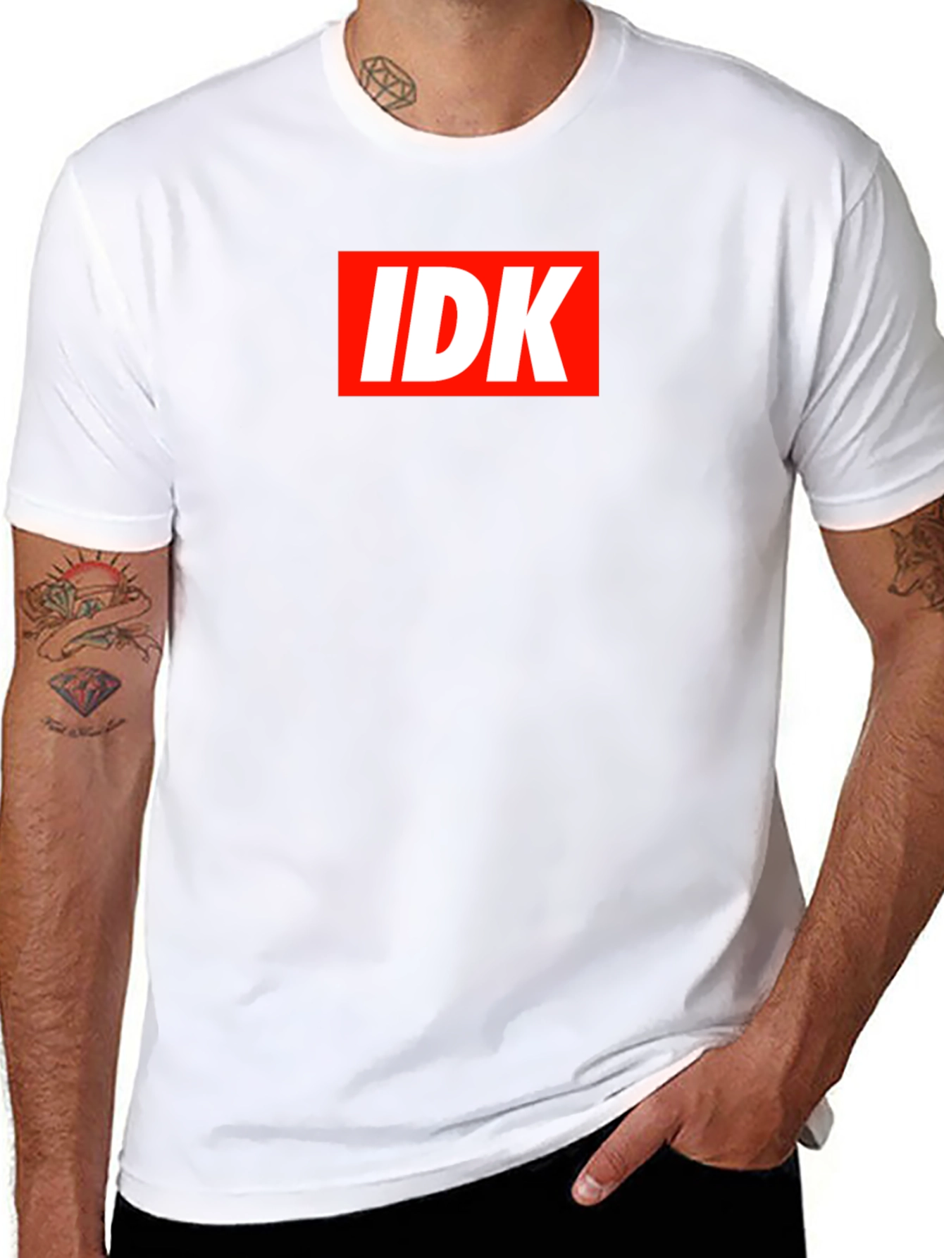 IDK Graphic Tee - Bold Statement T-Shirt