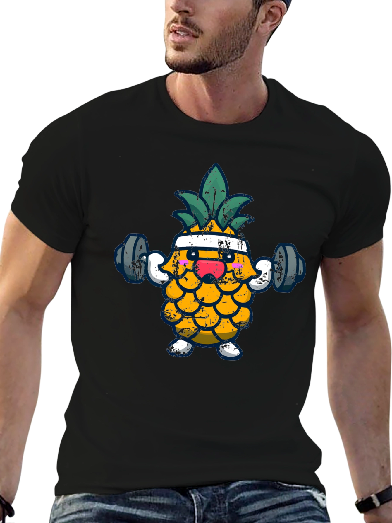 Funny Pineapple Gym T-Shirt