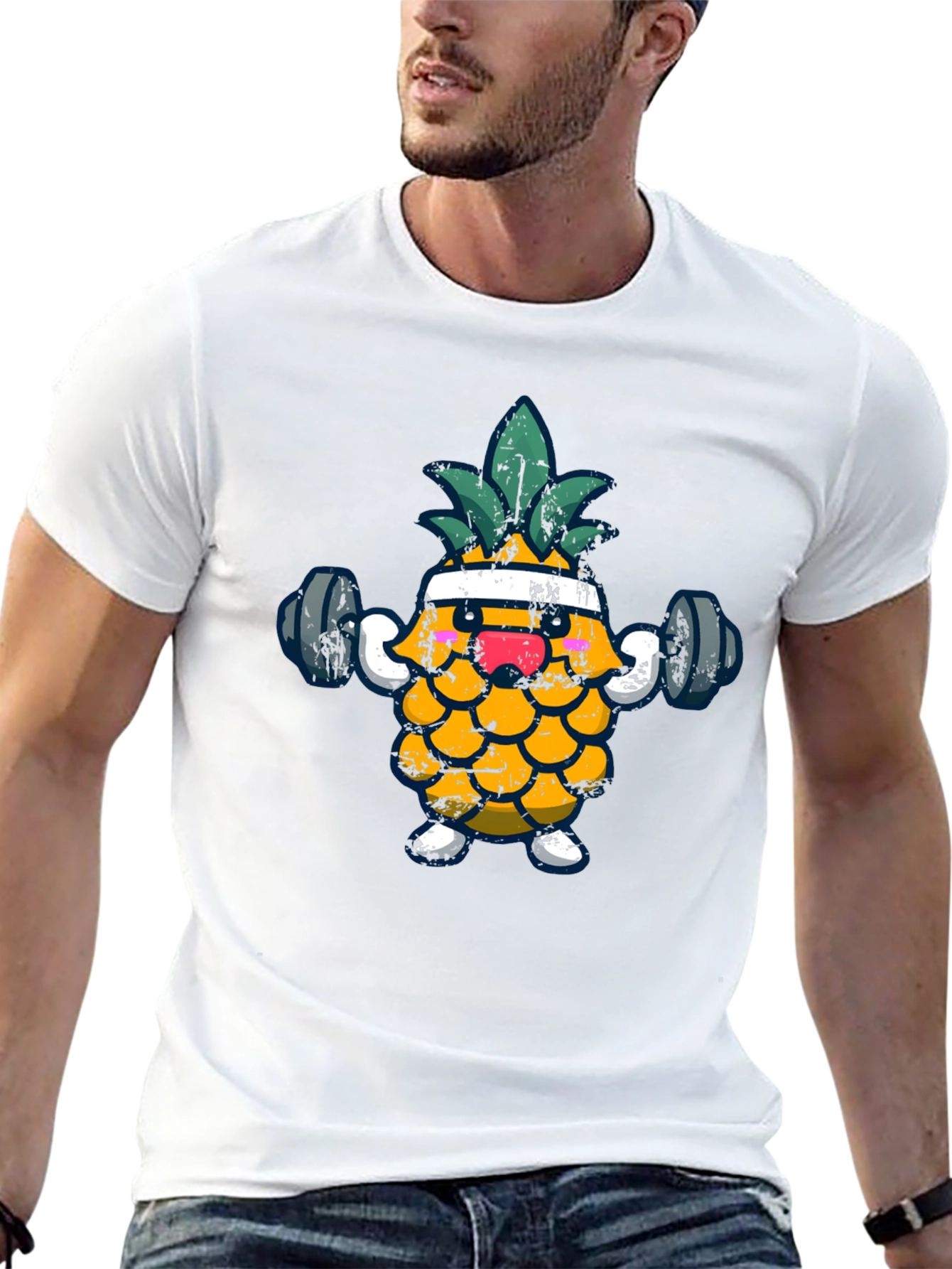Funny Pineapple Gym T-Shirt