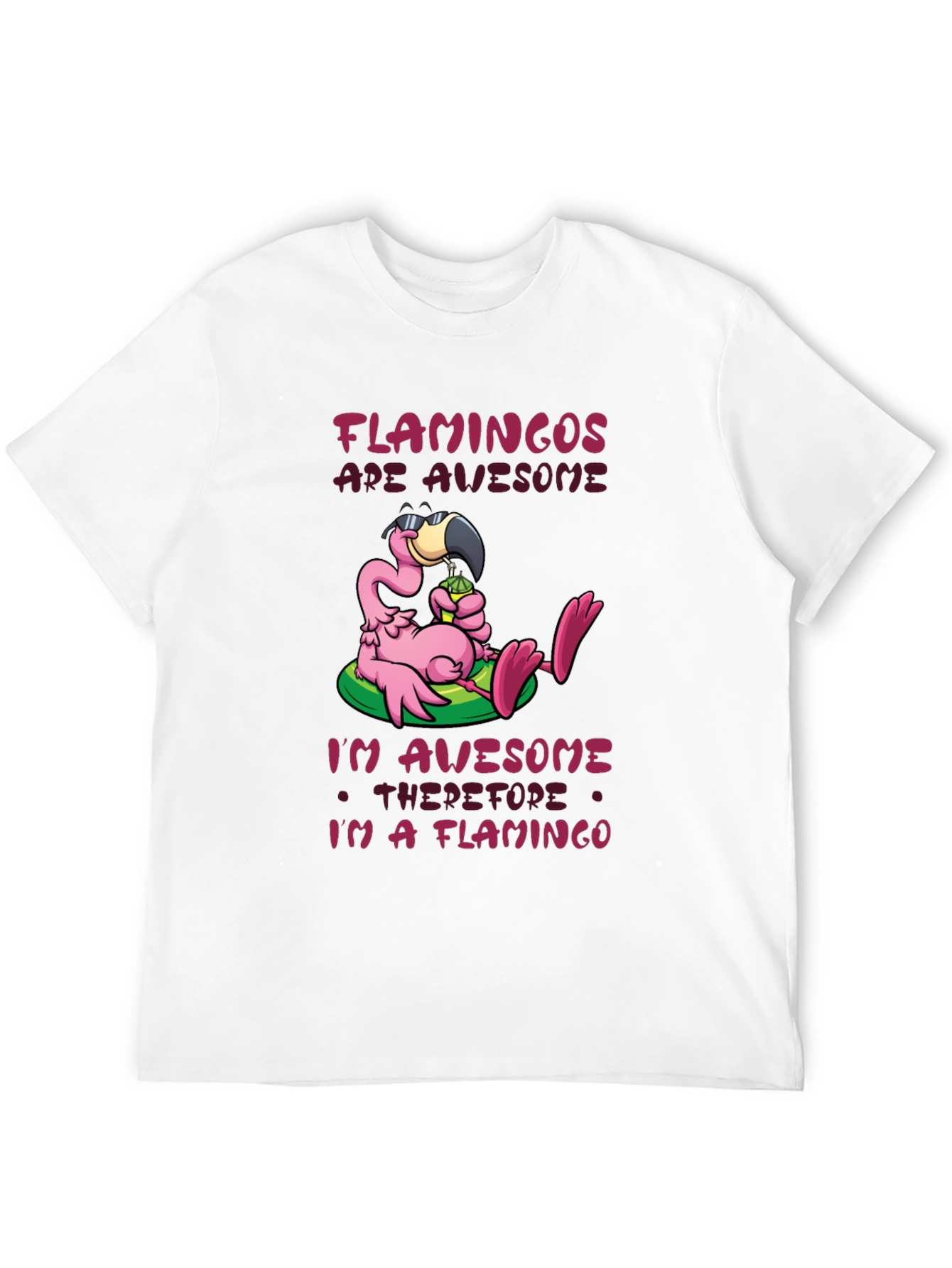 Funny Flamingo Graphic T-Shirt