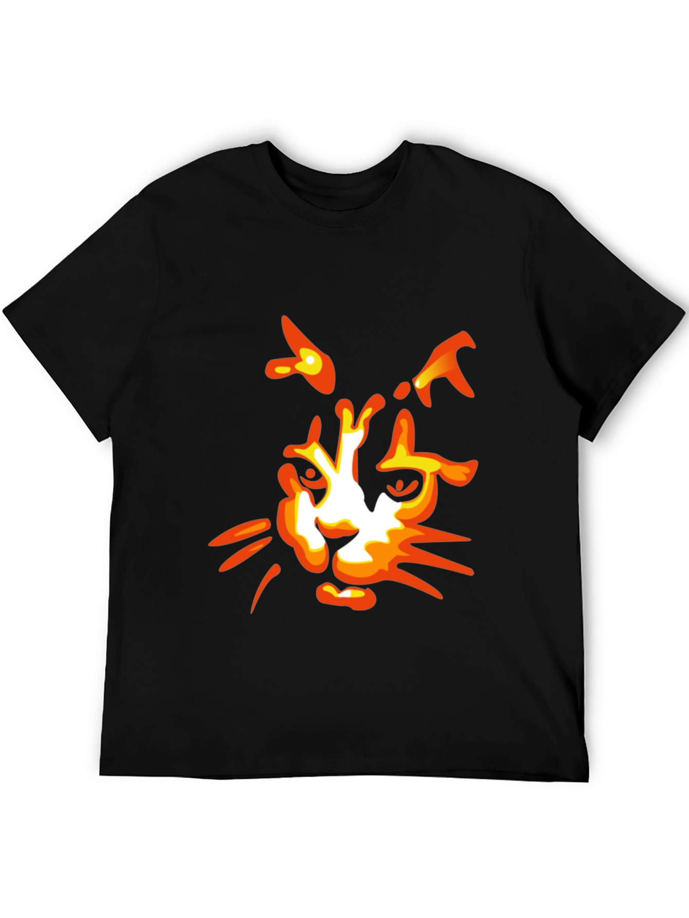 Cool Cat Graphic Tee - Black
