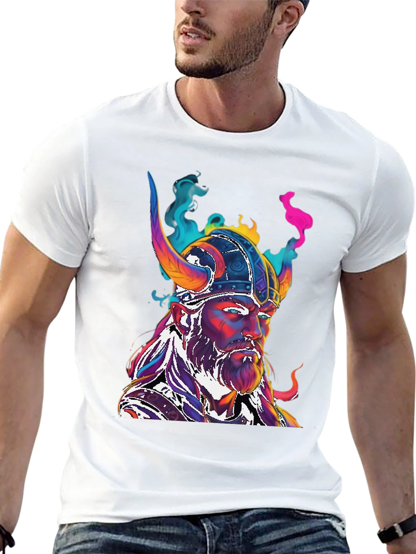 Viking Warrior Graphic T-Shirt