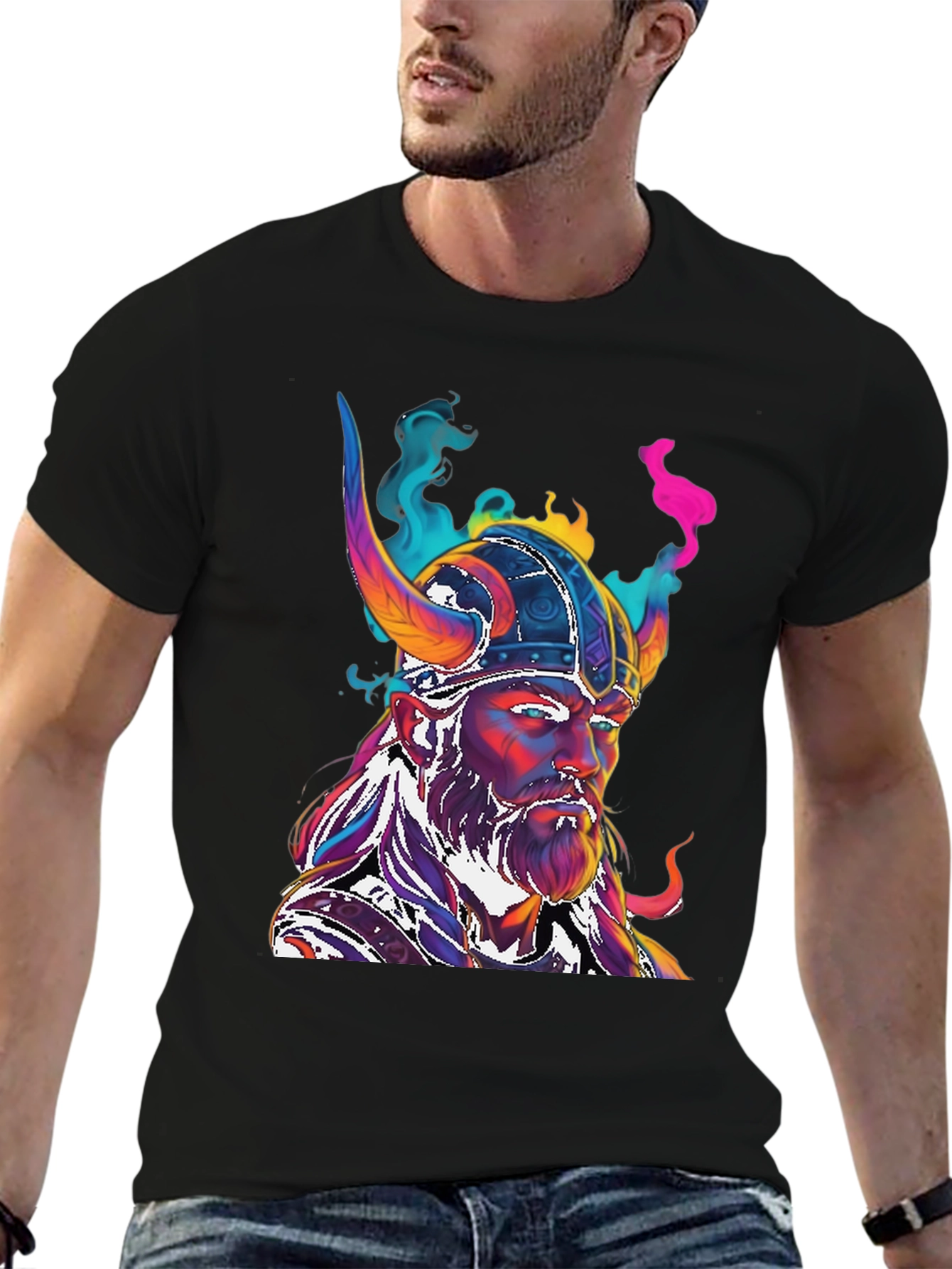 Viking Warrior Graphic T-Shirt