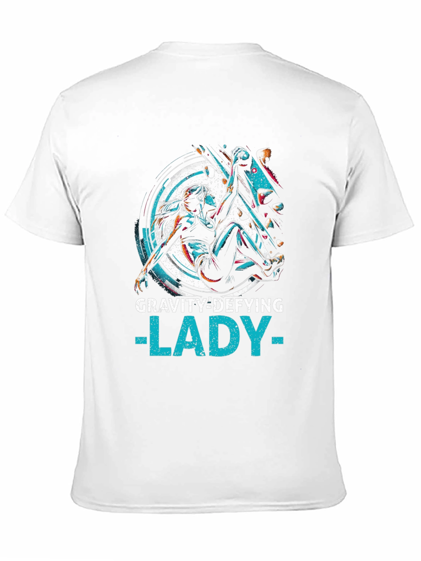 Gravity Defying Lady Tee - Climbing T-Shirt