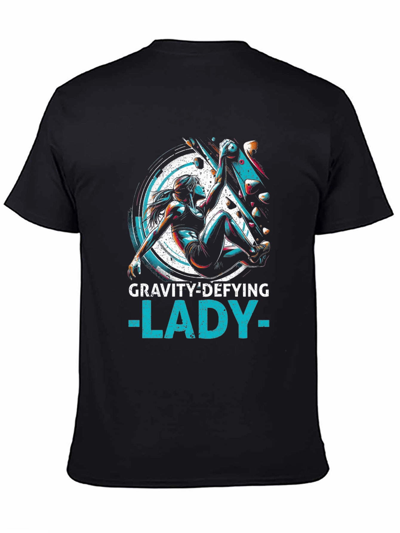 Gravity Defying Lady Tee - Climbing T-Shirt