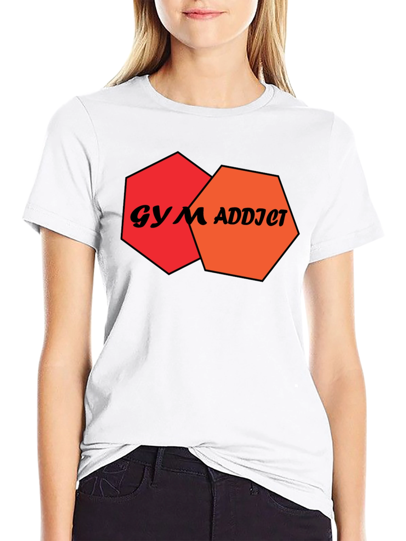 Gym Addict T-Shirt - Mens Black Fitness Tee