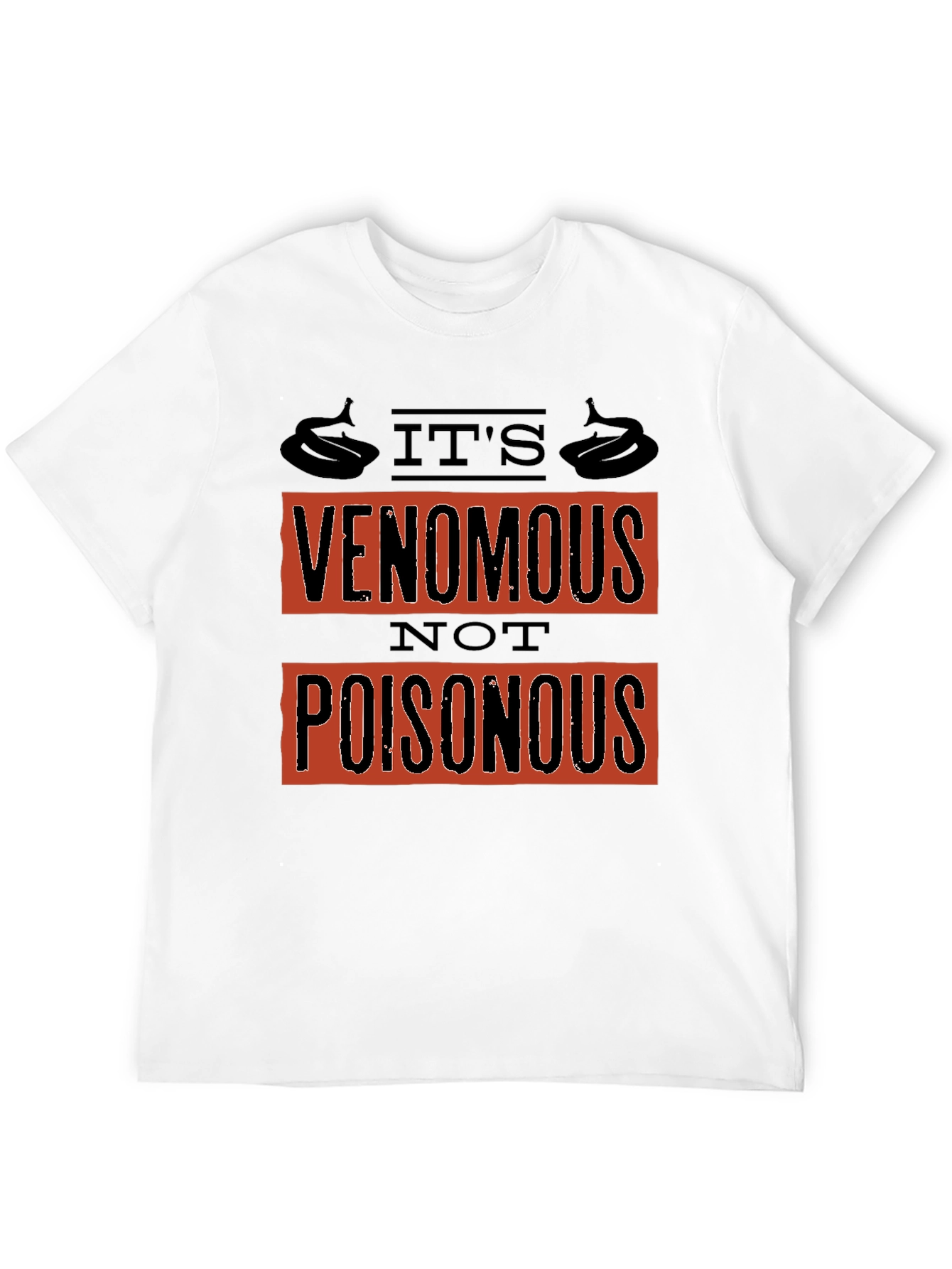 Venomous Not Poisonous T-Shirt Funny Snake Pun Tee
