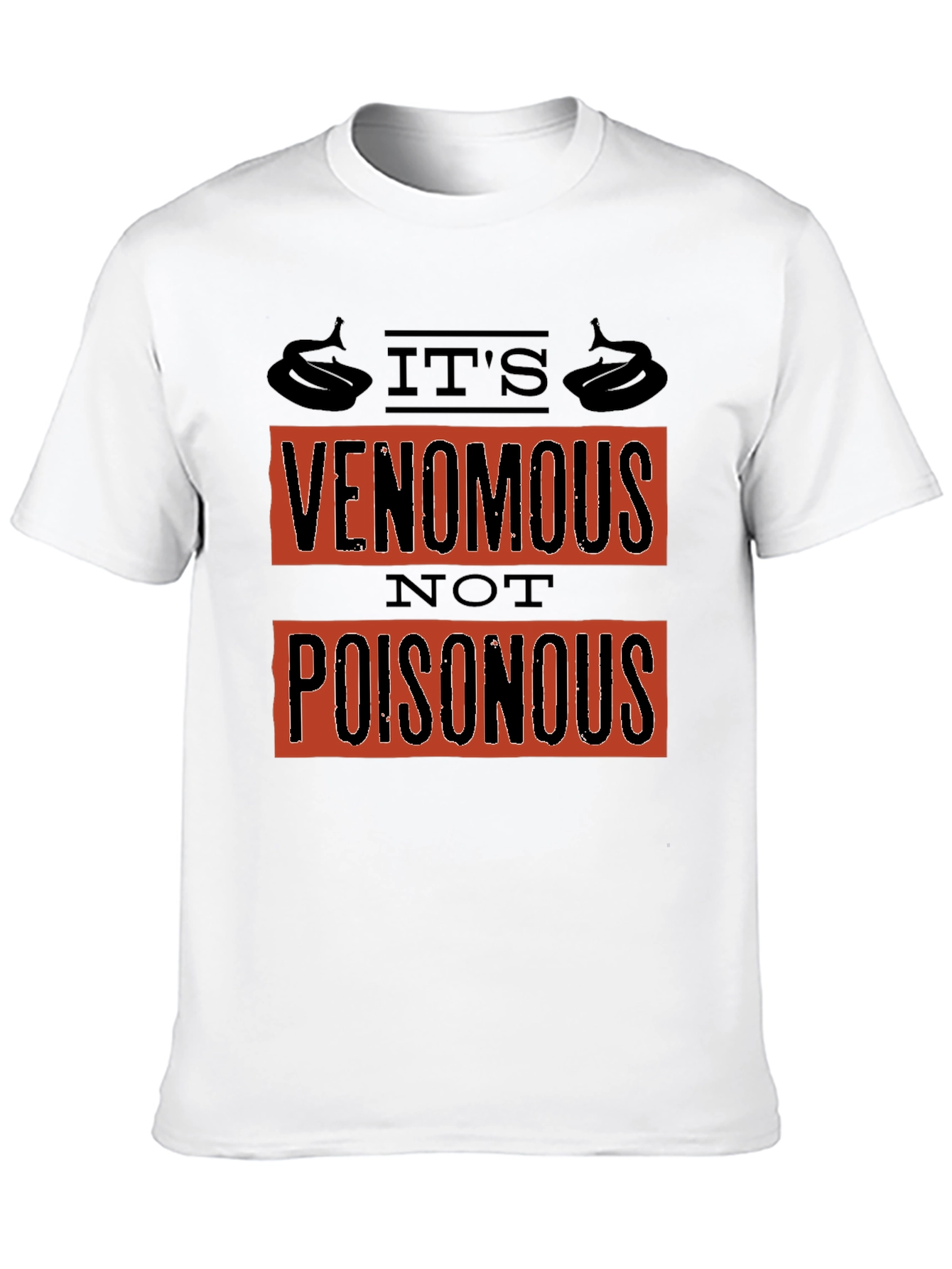 Venomous Not Poisonous T-Shirt Funny Snake Pun Tee