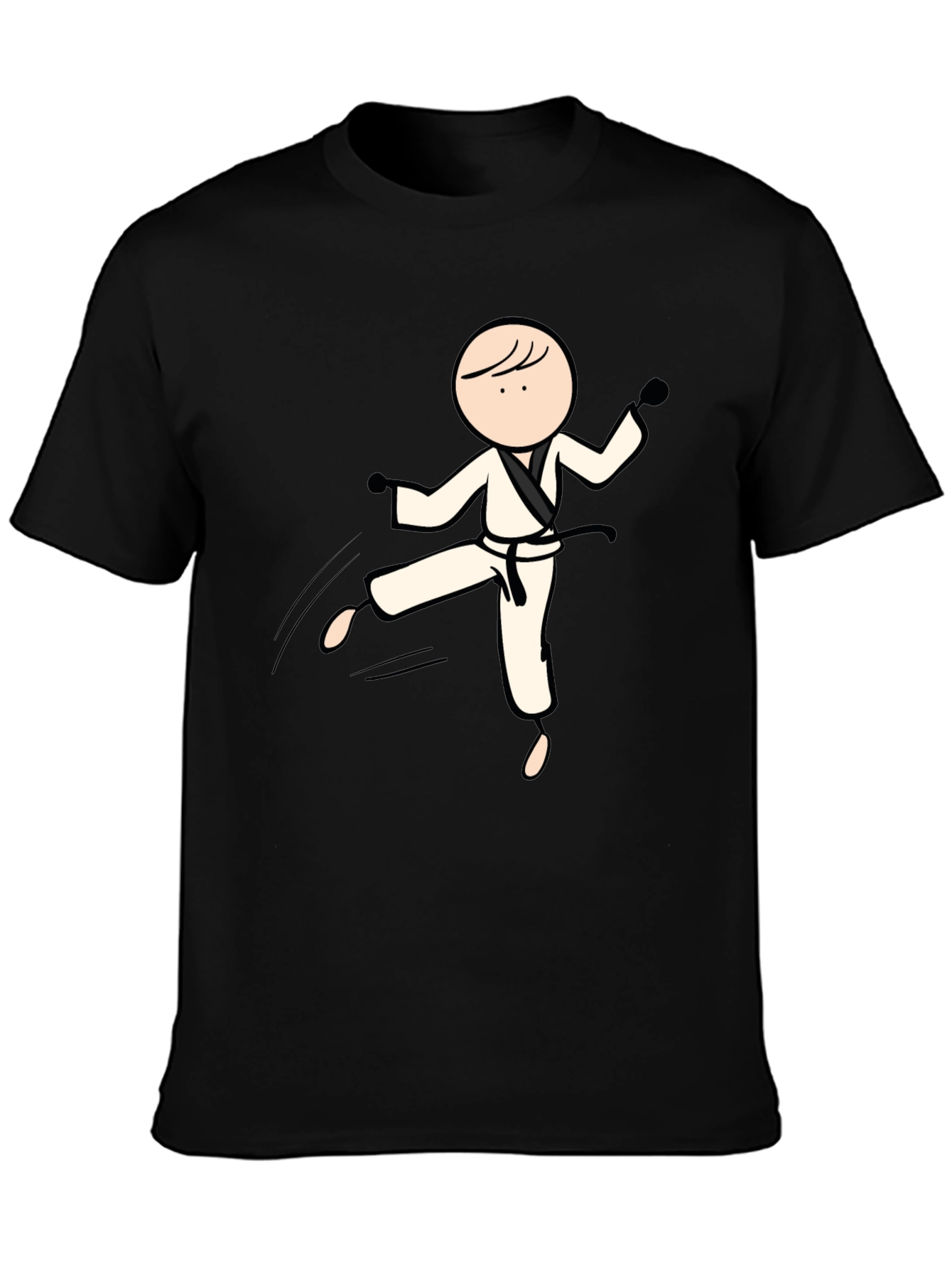 Karate Stick Figure Graphic Tee