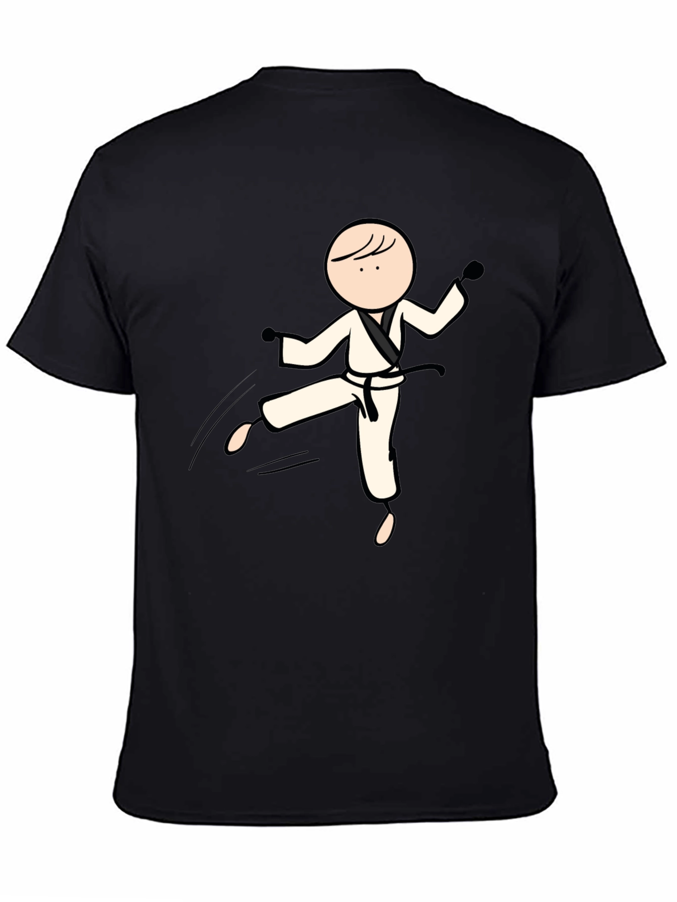Karate Stick Figure Graphic Tee