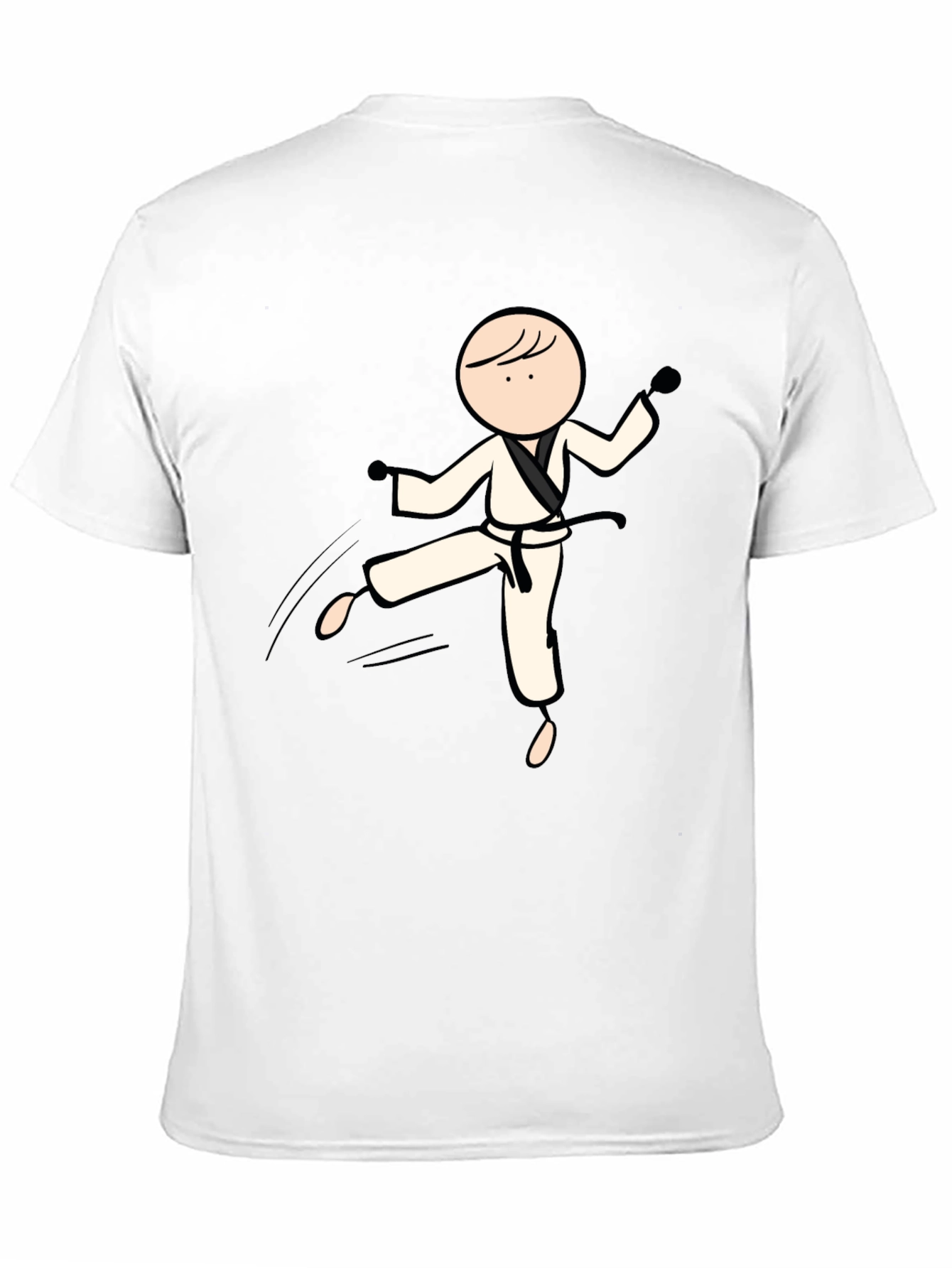 Karate Stick Figure Graphic Tee