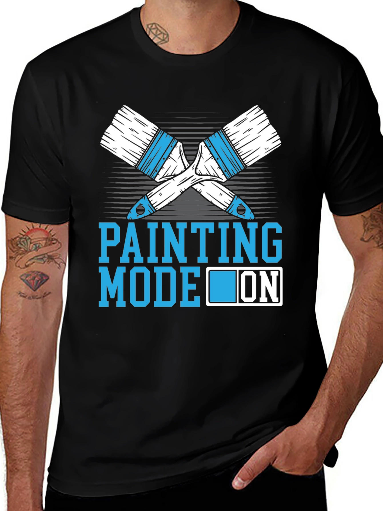 Painting Mode ON Graphic T-Shirt