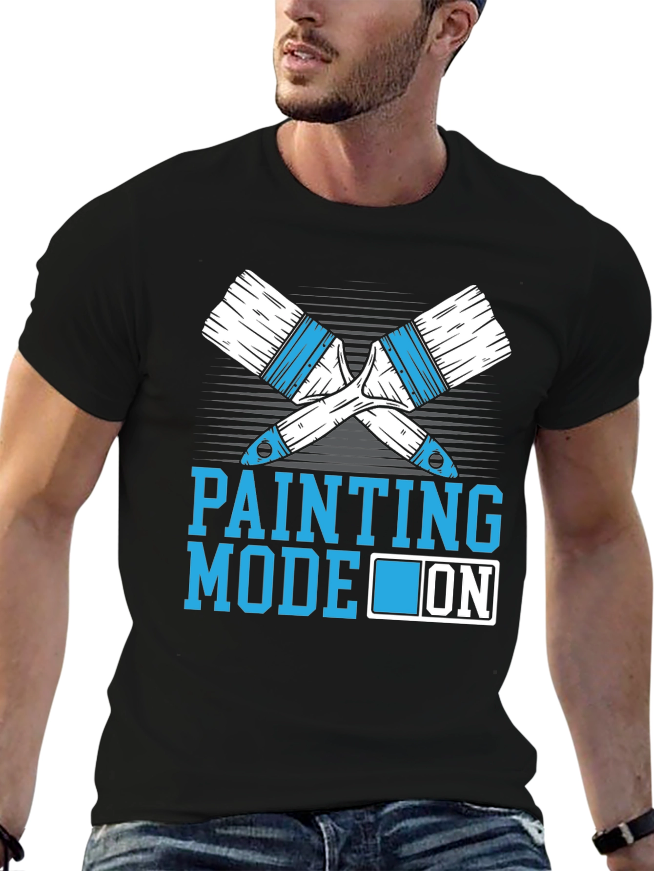 Painting Mode ON Graphic T-Shirt
