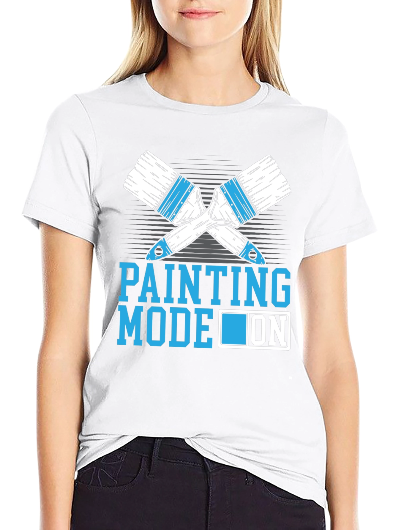 Painting Mode ON Graphic T-Shirt
