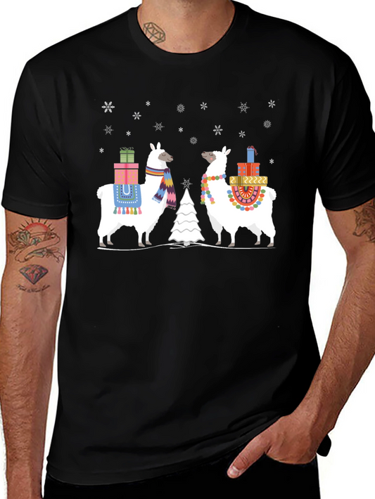 Holiday Llama Graphic Tee