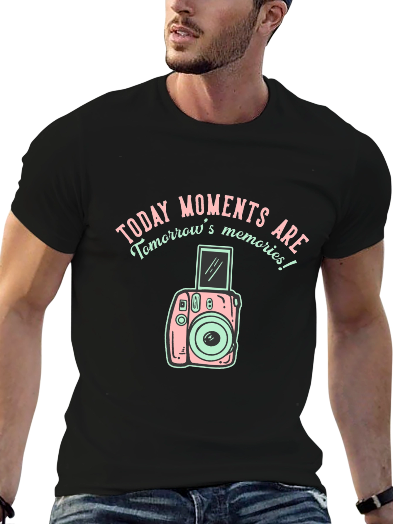 Today Moments T-Shirt | Retro Camera Tee