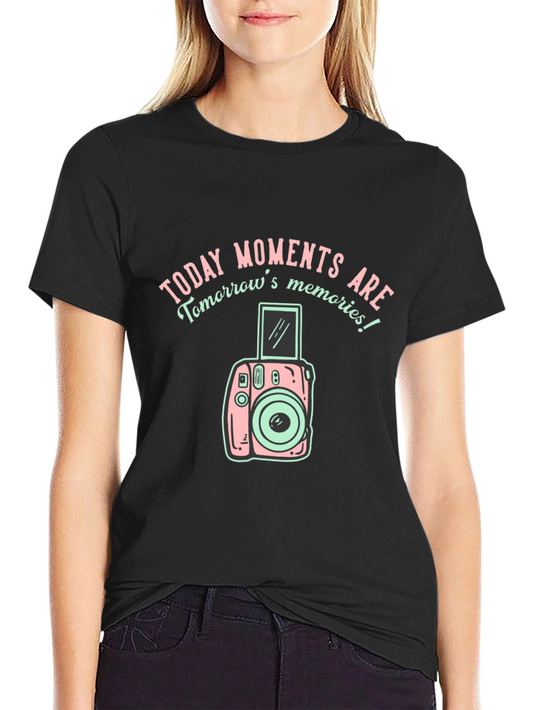 Today Moments T-Shirt | Retro Camera Tee