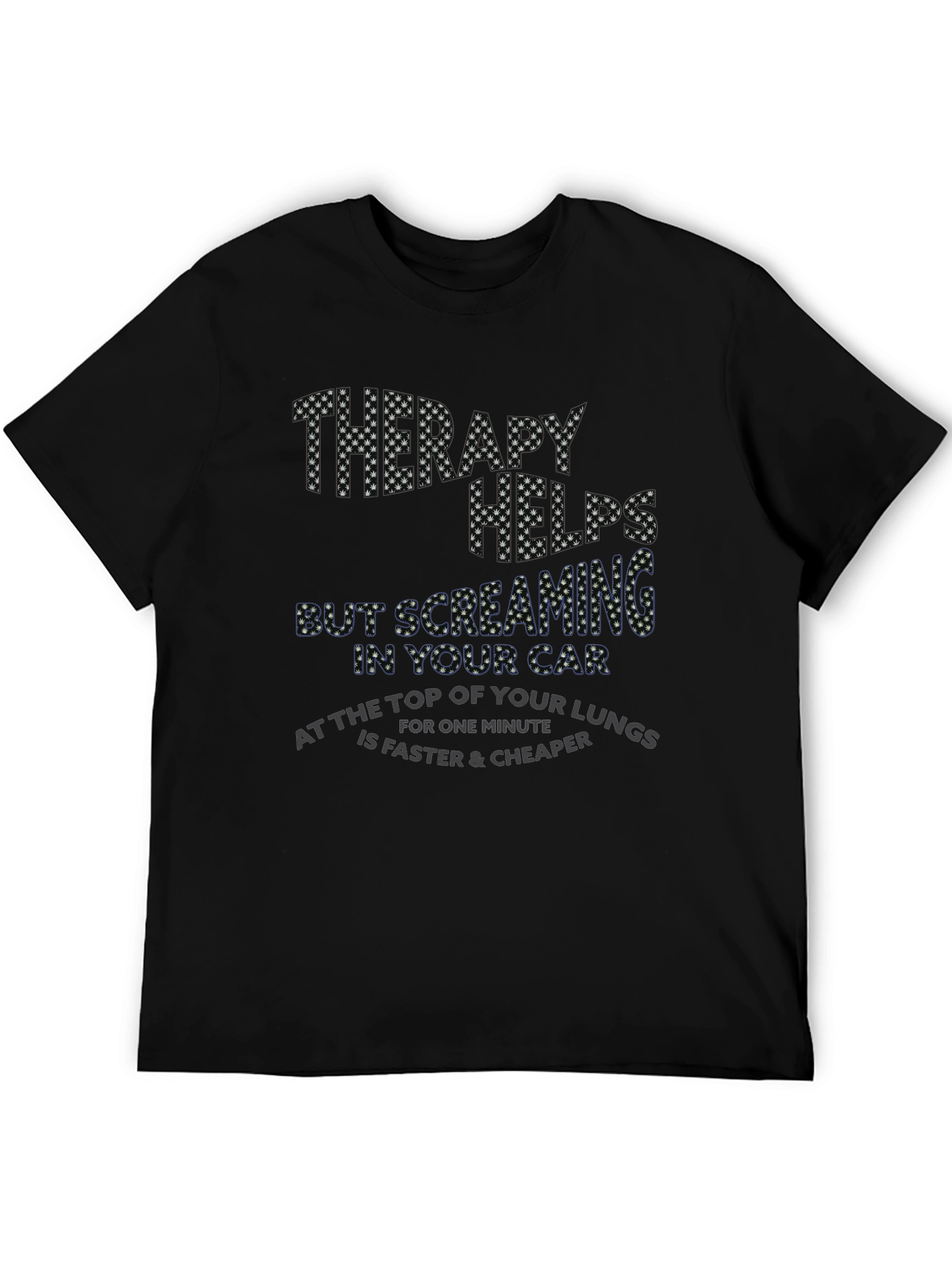 Therapy Helps Screaming Car T-Shirt