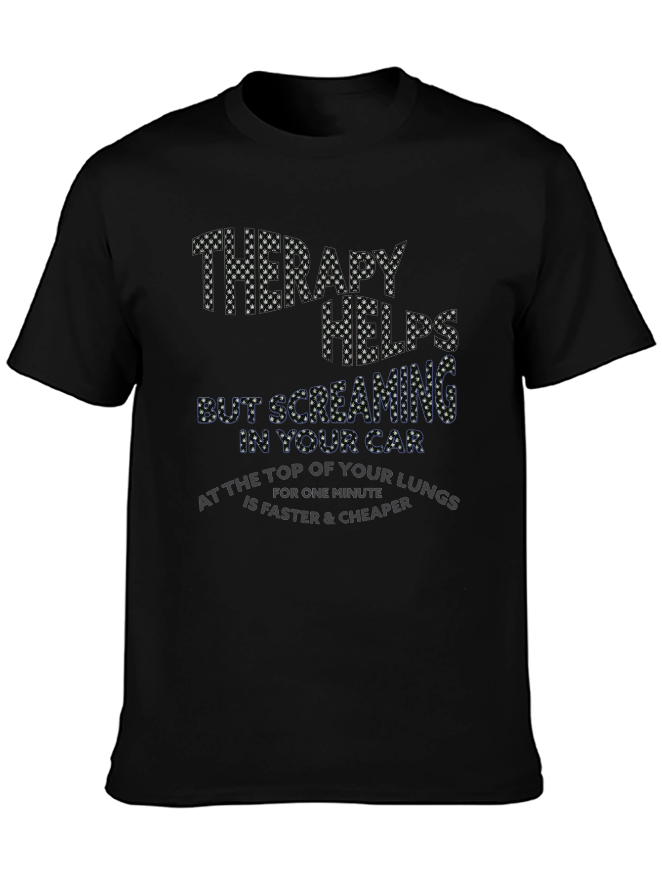 Therapy Helps Screaming Car T-Shirt