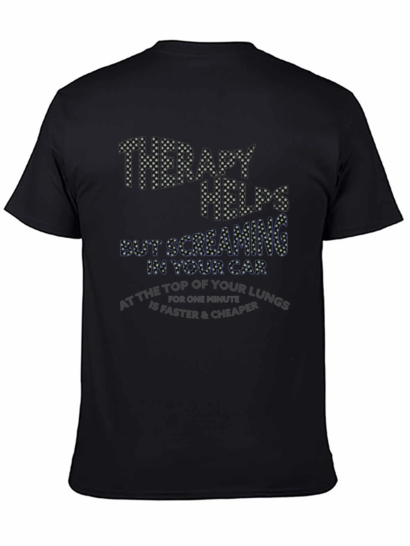 Therapy Helps Screaming Car T-Shirt
