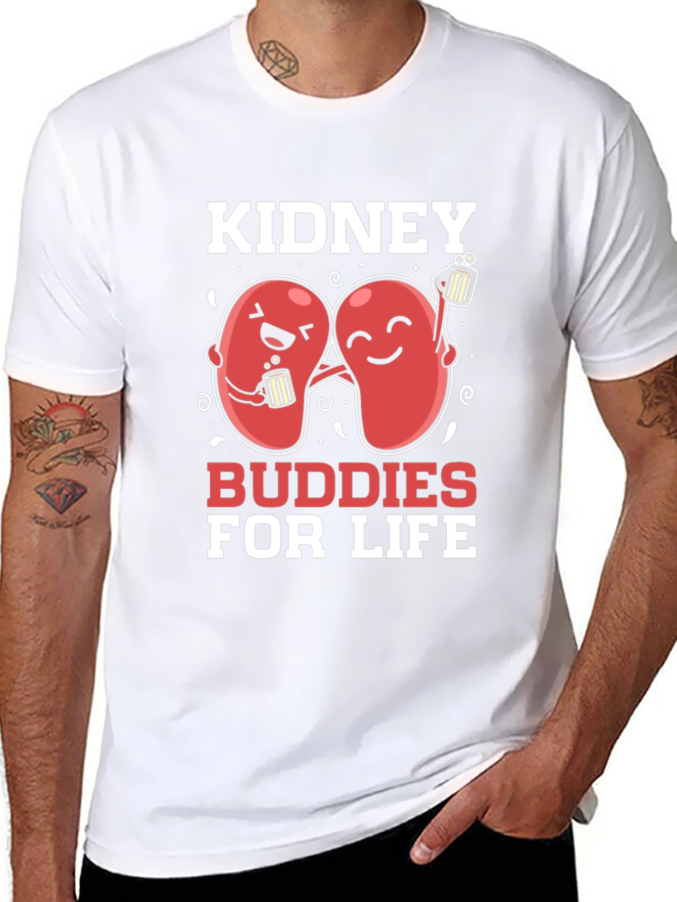 Kidney Buddies For Life Graphic T-Shirt