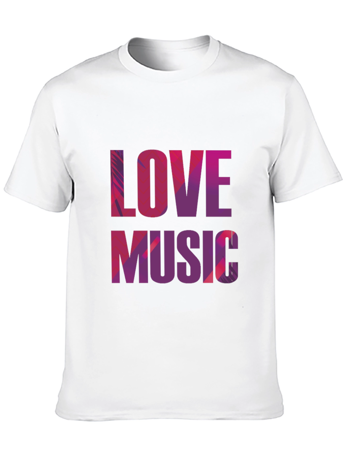 Love Music Graphic T-Shirt - Black