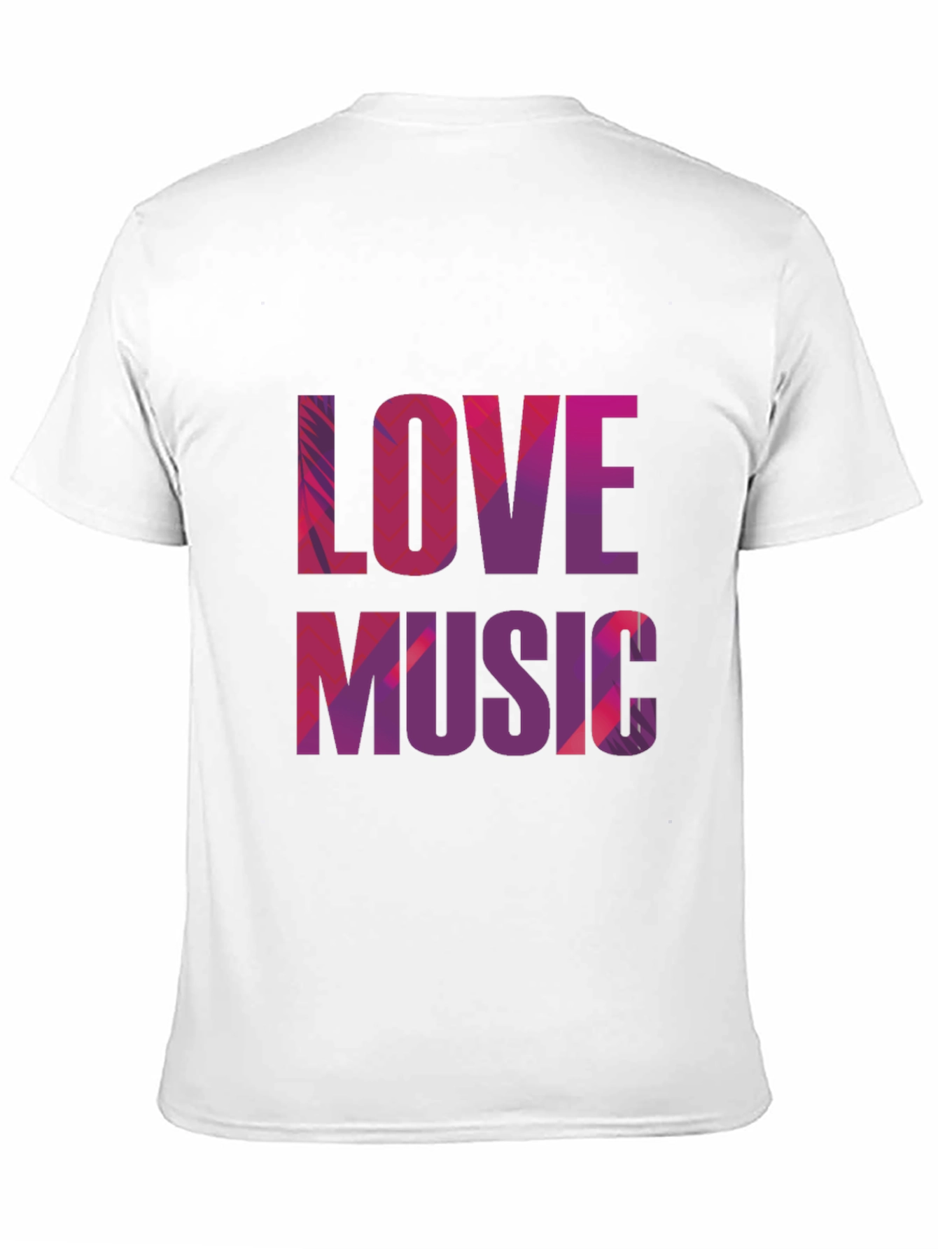 Love Music Graphic T-Shirt - Black