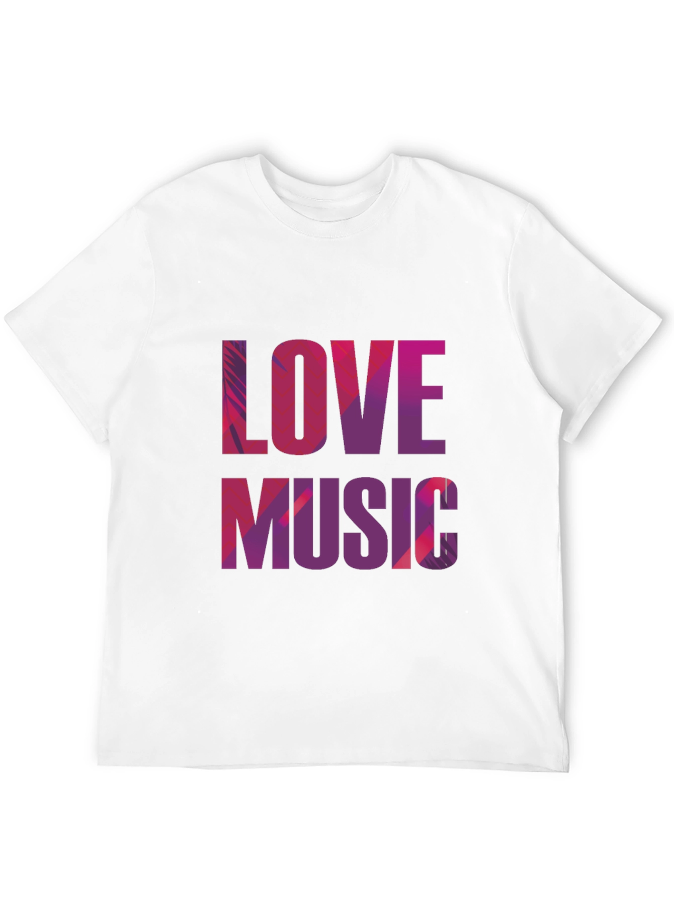 Love Music Graphic T-Shirt - Black