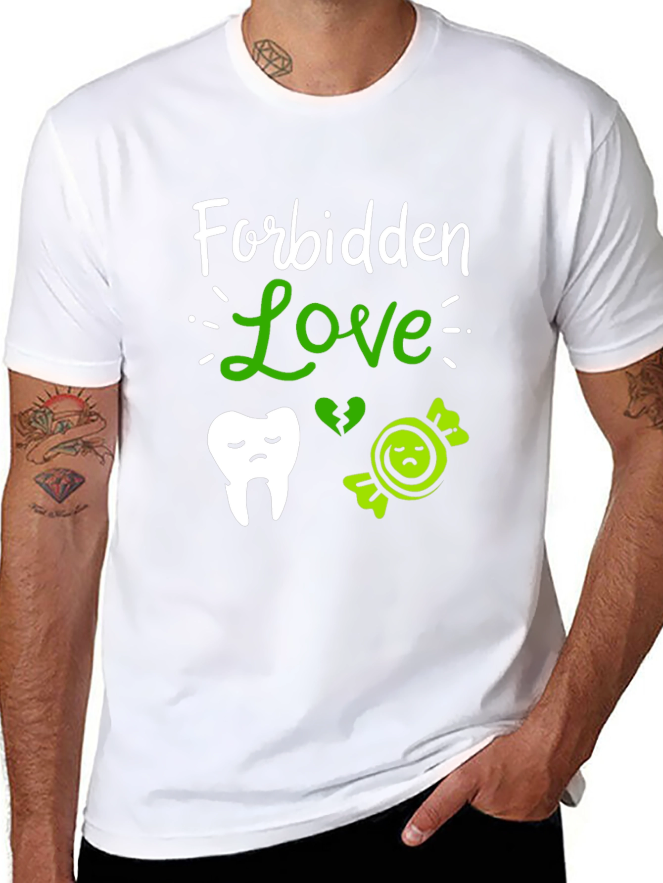 Forbidden Love T-Shirt Dentist Candy Pun Tee