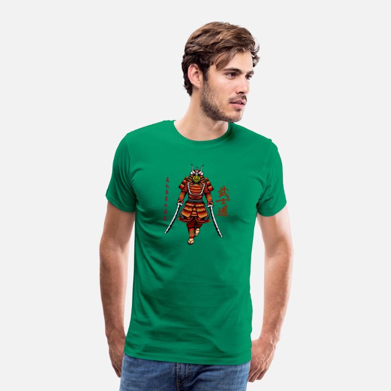 Japanese samurai warrior dark red mask