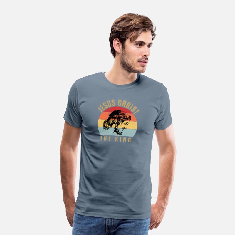 JESUS CHRIST THE KING RETRO DESIGN