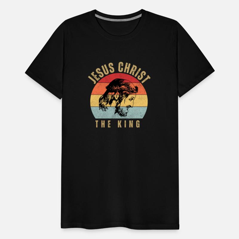 JESUS CHRIST THE KING RETRO DESIGN